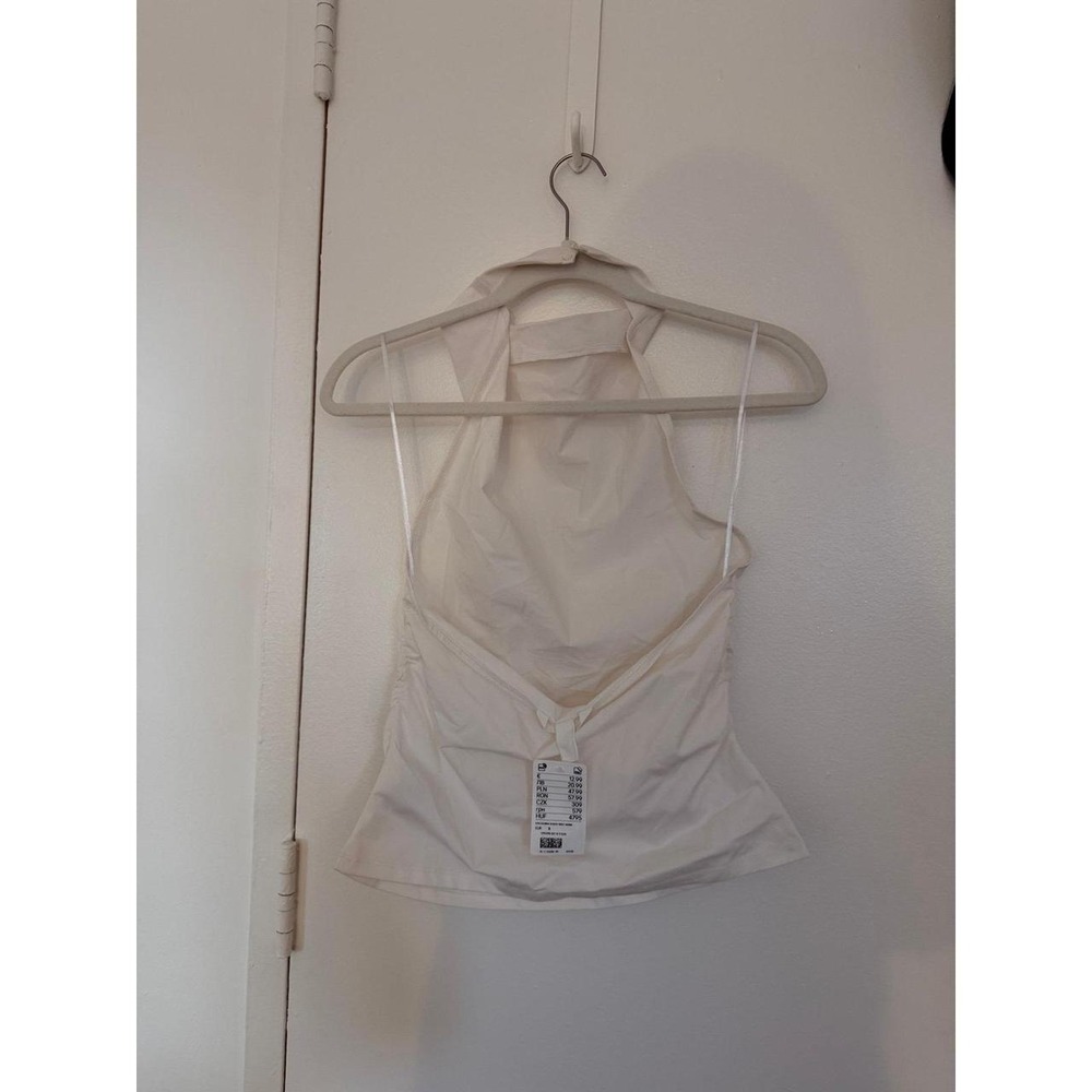 Open back halter top WITH TAGS